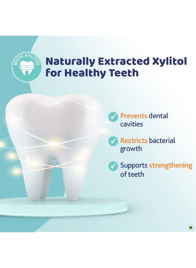 Chicco Toothpaste for Kids Best for Baby (1y-6y), Mix Fruit Flavour, 50g | Fluoride-Free & Low Abrasive | Removes Plaque, Helps Prevent Cavities | IDA Accepted - Image 3